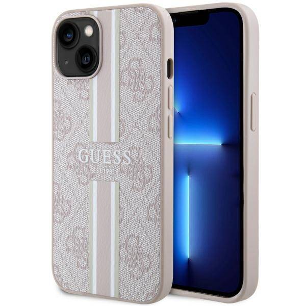 ETUI GUESS 4G PRINTED STRIPES MAGSAFE do iPhone 13 / 14 / 15  