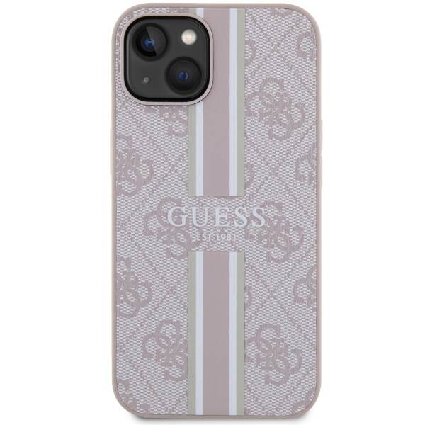 ETUI GUESS 4G PRINTED STRIPES MAGSAFE do iPhone 13 / 14 / 15  