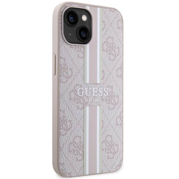 ETUI GUESS 4G PRINTED STRIPES MAGSAFE do iPhone 13 / 14 / 15  