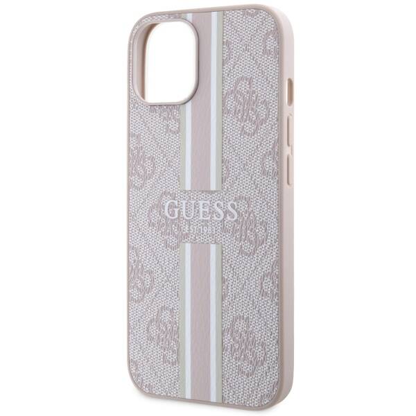 ETUI GUESS 4G PRINTED STRIPES MAGSAFE do iPhone 13 / 14 / 15  