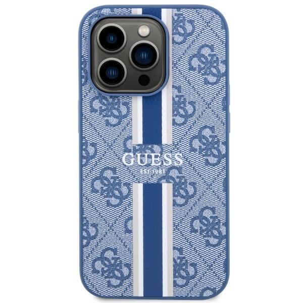 ETUI GUESS 4G STRIPES MAGSAFE DO IPHONE 14 PRO BLUE