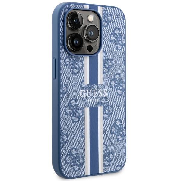 ETUI GUESS 4G STRIPES MAGSAFE DO IPHONE 14 PRO BLUE