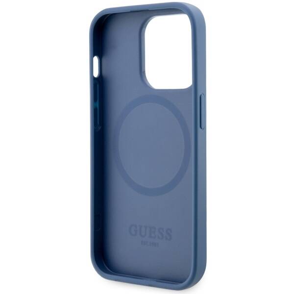 ETUI GUESS 4G STRIPES MAGSAFE DO IPHONE 14 PRO BLUE