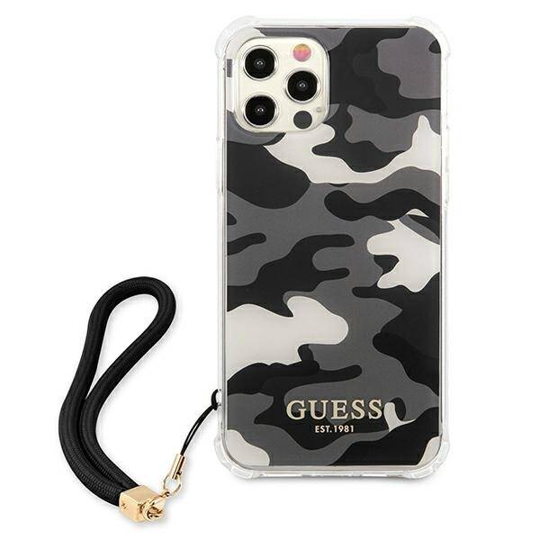 ETUI GUESS CAMOUFLAGE do IPHONE 12 / 12 PRO