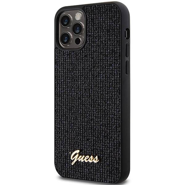 ETUI GUESS DISCO METAL SCRIPT do IPHONE 12 MINI