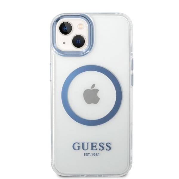 ETUI GUESS DO IPHONE 14 PLUS / 15 PLUS BLUE