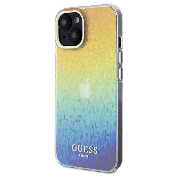 ETUI GUESS FACETED MIRROR IRIDESCENT DO IPHONE 14 / 15