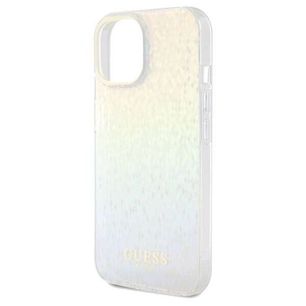 ETUI GUESS FACETED MIRROR IRIDESCENT DO IPHONE 14 / 15