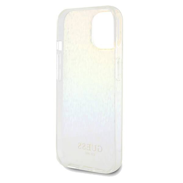 ETUI GUESS FACETED MIRROR IRIDESCENT DO IPHONE 14 / 15