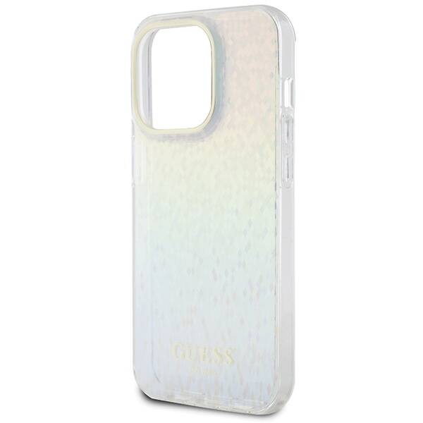 ETUI GUESS FACETED MIRROR IRIDESCENT DO IPHONE 14 PRO MAX