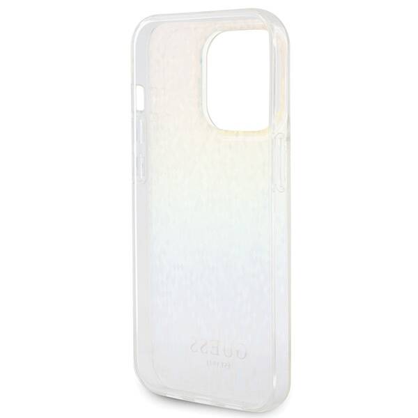 ETUI GUESS FACETED MIRROR IRIDESCENT DO IPHONE 14 PRO MAX