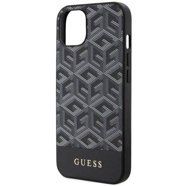 ETUI GUESS GCUBE STRIPES MAGSAFE DO IPHONE 14 / 15 BLACK