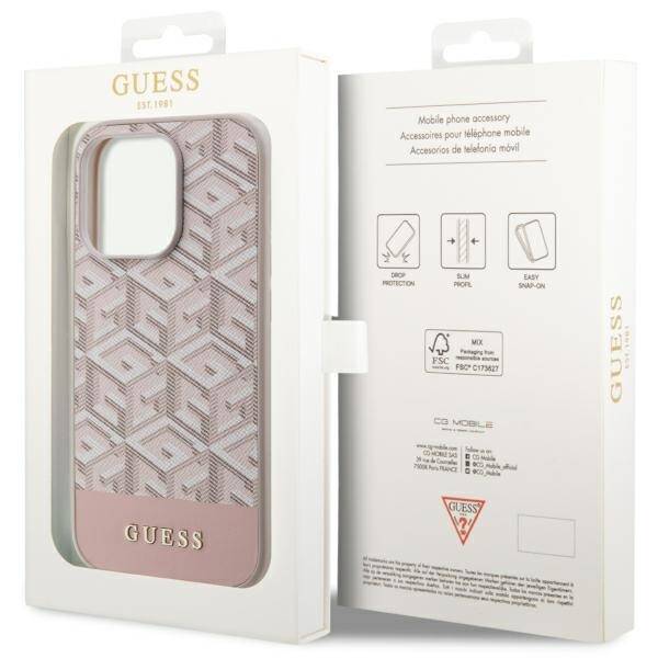 ETUI GUESS GCUBE STRIPES MAGSAFE DO IPHONE 14 PRO MAX