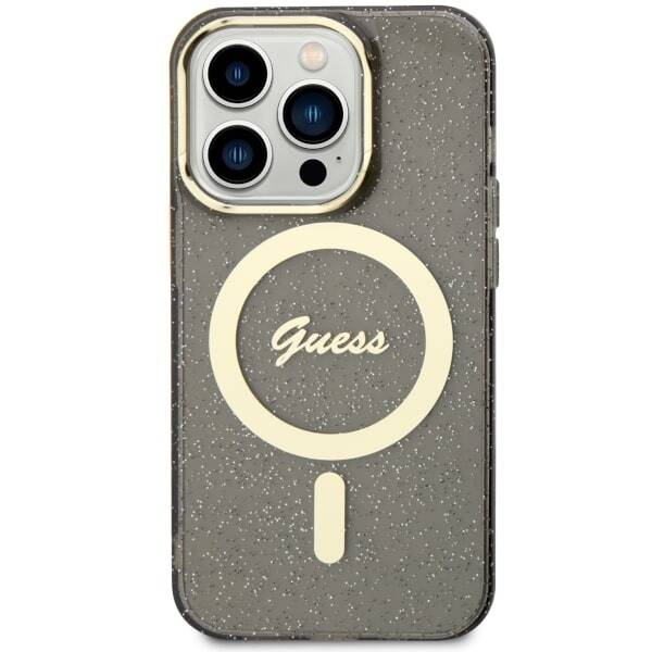 ETUI GUESS GLITTER GOLD MAGSAFE DO IPHONE 14 PRO MAX