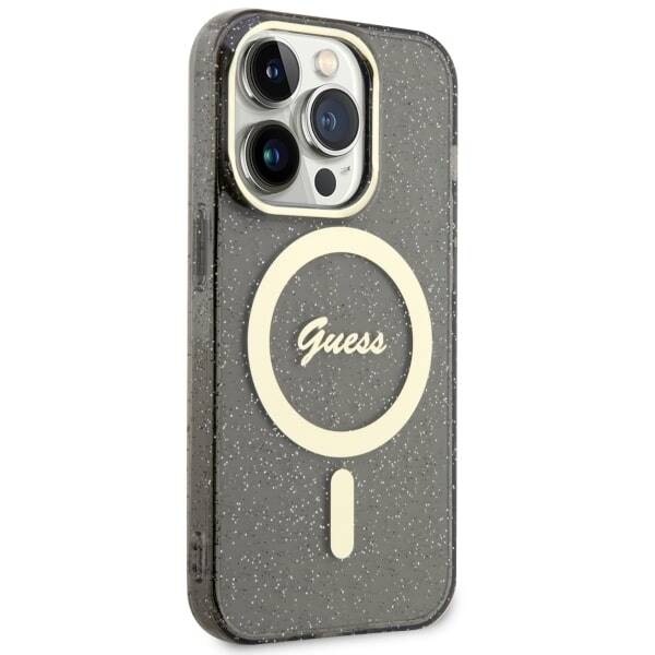 ETUI GUESS GLITTER GOLD MAGSAFE DO IPHONE 14 PRO MAX