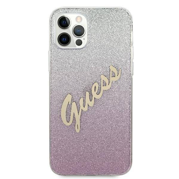 ETUI GUESS GLITTER GRADIENT do IPHONE 12 / 12 PRO