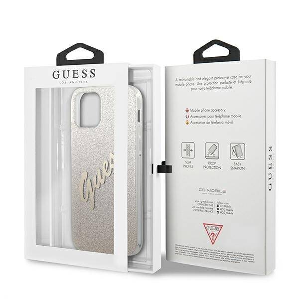 ETUI GUESS GLITTER GRADIENT do IPHONE 12 MINI