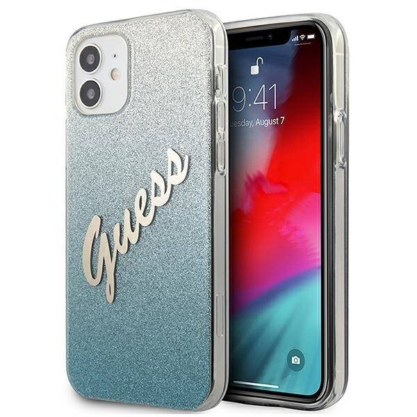 ETUI GUESS GLITTER GRADIENT do IPHONE 12 MINI