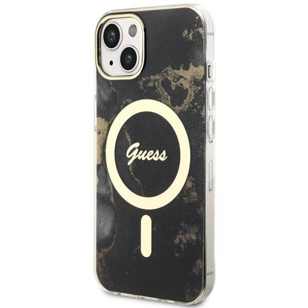 ETUI GUESS GOLDEN MARBLE MAGSAFE DO IPHONE 14 PLUS / 15 PLUS