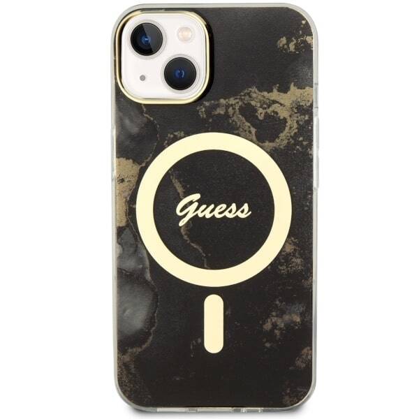 ETUI GUESS GOLDEN MARBLE MAGSAFE DO IPHONE 14 PLUS / 15 PLUS