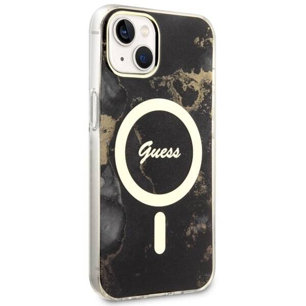 ETUI GUESS GOLDEN MARBLE MAGSAFE DO IPHONE 14 PLUS / 15 PLUS