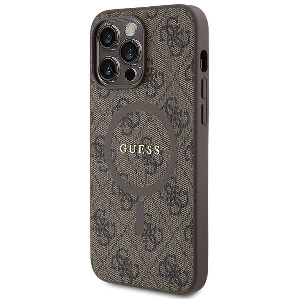 ETUI GUESS LEATHER LOGO MAGSAFE DO IPHONE 14 PRO MAX