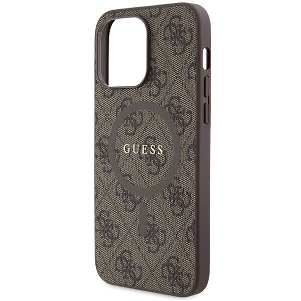 ETUI GUESS LEATHER LOGO MAGSAFE DO IPHONE 14 PRO MAX