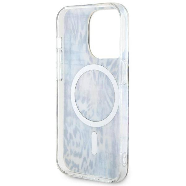 ETUI GUESS LEOPARD MAGSAFE DO IPHONE 14 PRO BLUE