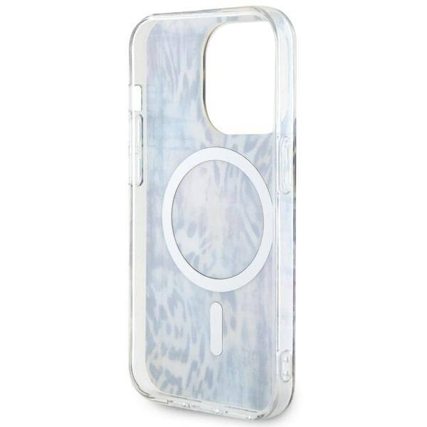 ETUI GUESS LEOPARD MAGSAFE DO IPHONE 14 PRO MAX BLUE