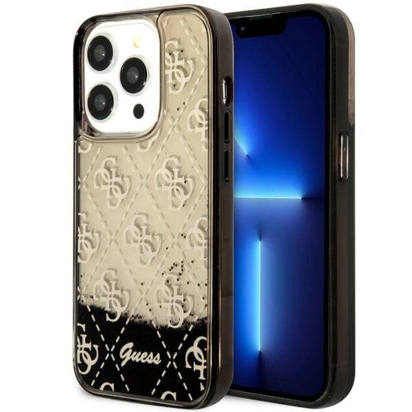 ETUI GUESS LIQUID GLITTER 4G TRANSLUCENT DO IPHONE 14 PRO