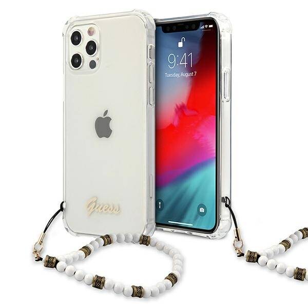 ETUI GUESS PEARL do IPHONE 12 PRO MAX