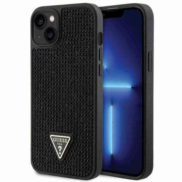 ETUI GUESS RHINESTONE TRIANGLE DO IPHONE 14 PLUS / 15 PLUS