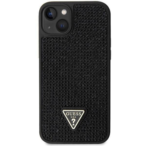 ETUI GUESS RHINESTONE TRIANGLE DO IPHONE 14 PLUS / 15 PLUS