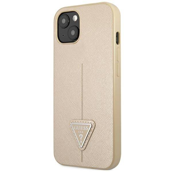 ETUI GUESS SAFFIANO TRIANGLE DO IPHONE 14 PLUS / 15 PLUS