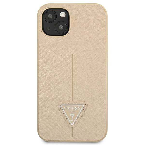 ETUI GUESS SAFFIANO TRIANGLE DO IPHONE 14 PLUS / 15 PLUS