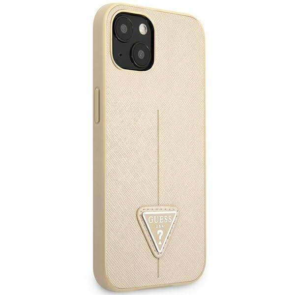 ETUI GUESS SAFFIANO TRIANGLE DO IPHONE 14 PLUS / 15 PLUS