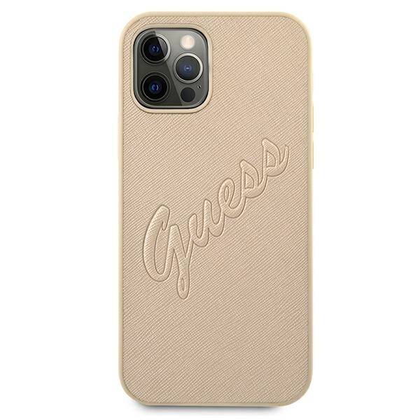 ETUI GUESS SAFFIANO VINTAGE do IPHONE 12 / 12 PRO