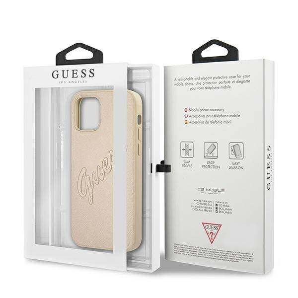 ETUI GUESS SAFFIANO VINTAGE do IPHONE 12 / 12 PRO