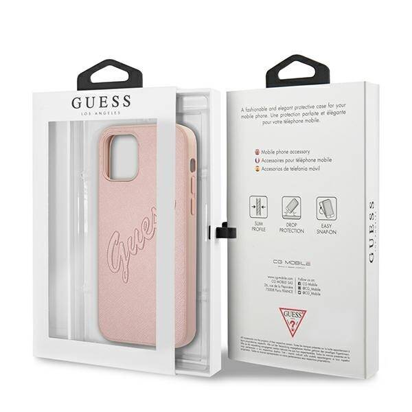 ETUI GUESS SAFFIANO VINTAGE do IPHONE 12 / 12 PRO