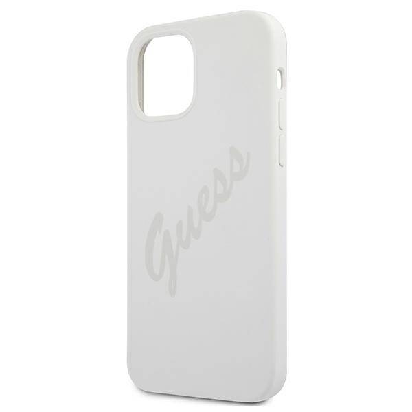 ETUI GUESS SILICONE VINTAGE SCRIPT do IPHONE 12 / 12 PRO