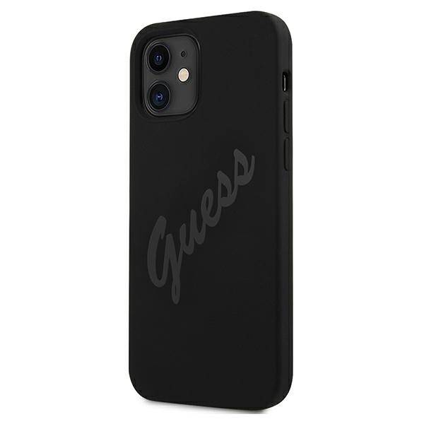 ETUI GUESS SILICONE VINTAGE SCRIPT do IPHONE 12 MINI