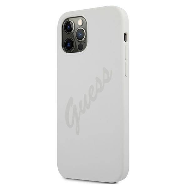 ETUI GUESS SILICONE VINTAGE SCRIPT do IPHONE 12 PRO MAX