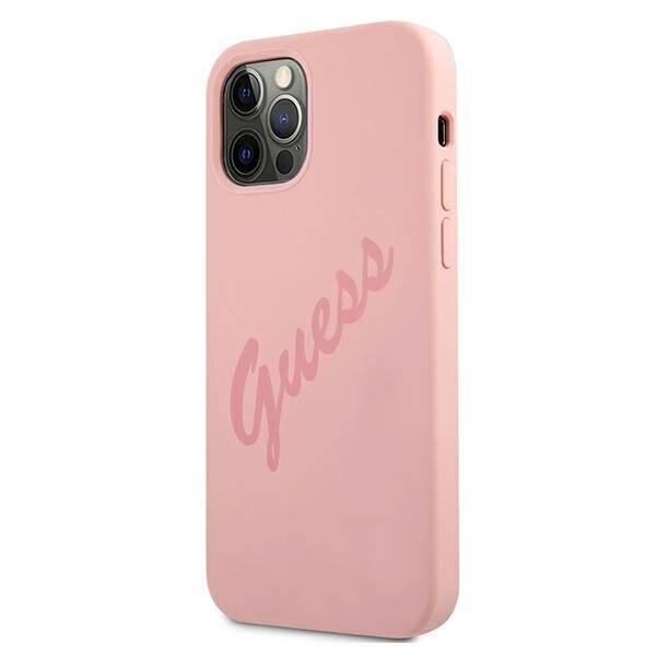 ETUI GUESS SILICONE VINTAGE SCRIPT do IPHONE 12 PRO MAX