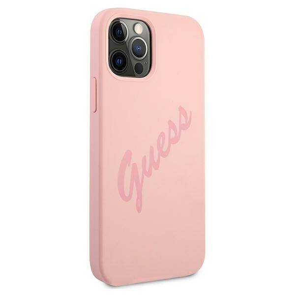 ETUI GUESS SILICONE VINTAGE SCRIPT do IPHONE 12 PRO MAX