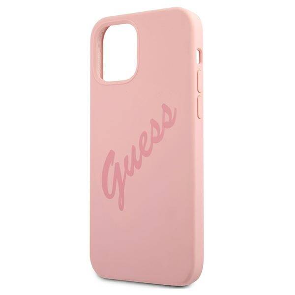 ETUI GUESS SILICONE VINTAGE SCRIPT do IPHONE 12 PRO MAX