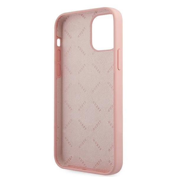 ETUI GUESS SILICONE VINTAGE SCRIPT do IPHONE 12 PRO MAX