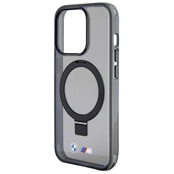 ETUI HARD BMW DO IPHONE 15 PRO MAX RING STAND COLLECTION BLACK