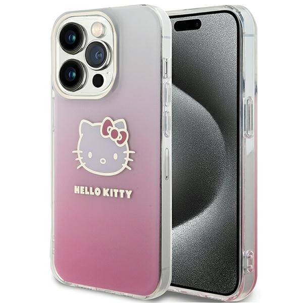 ETUI HELLO KITTY GRADIENT ELECTROP DO IPHONE 14 PRO PINK