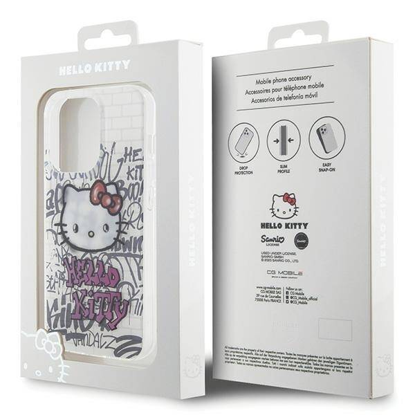 ETUI HELLO KITTY IML KITTY ON BRICKS GRAFFITI DO IPHONE 14 PRO