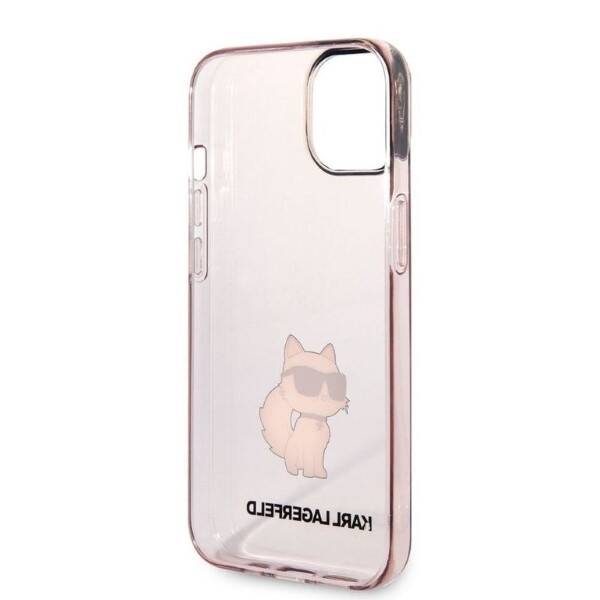 ETUI KARL LAGERFELD CHOUPETTE DO IPHONE 14 / 15 PINK